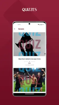 West Ham United android App screenshot 0